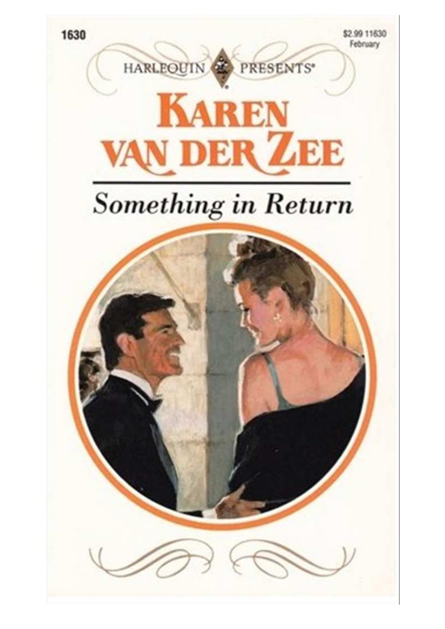 Something in Return by van der Zee Karen