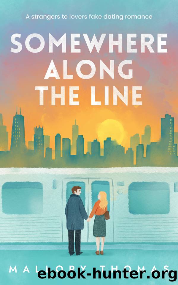 Somewhere Along The Line: A Strangers to Lovers Fake Dating Romance by Mallory Thomas