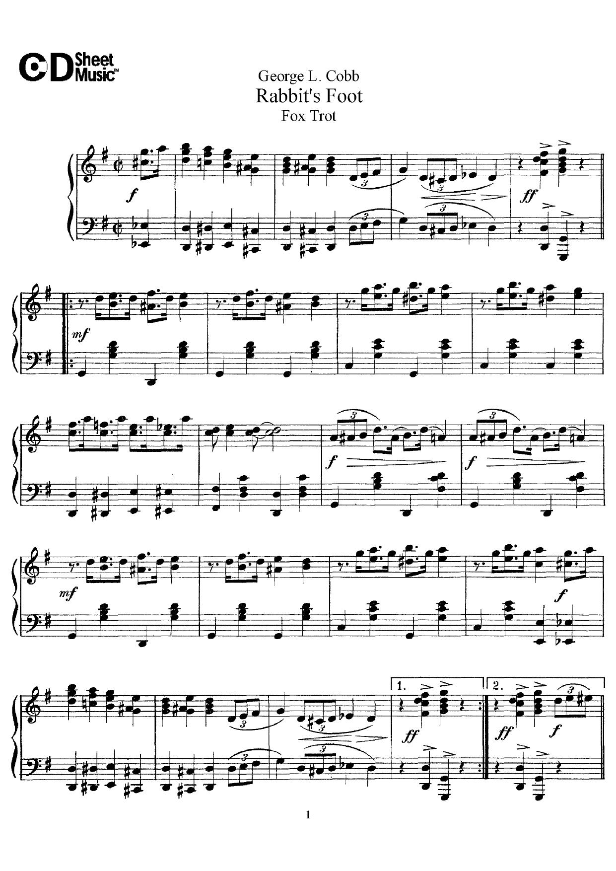 Songbook - Fox Trot by collection 2