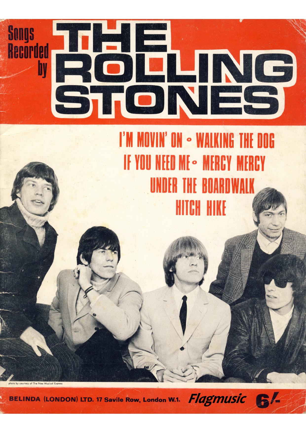 Songs Recorded by THE ROLLING STONES Songbook by Unknown