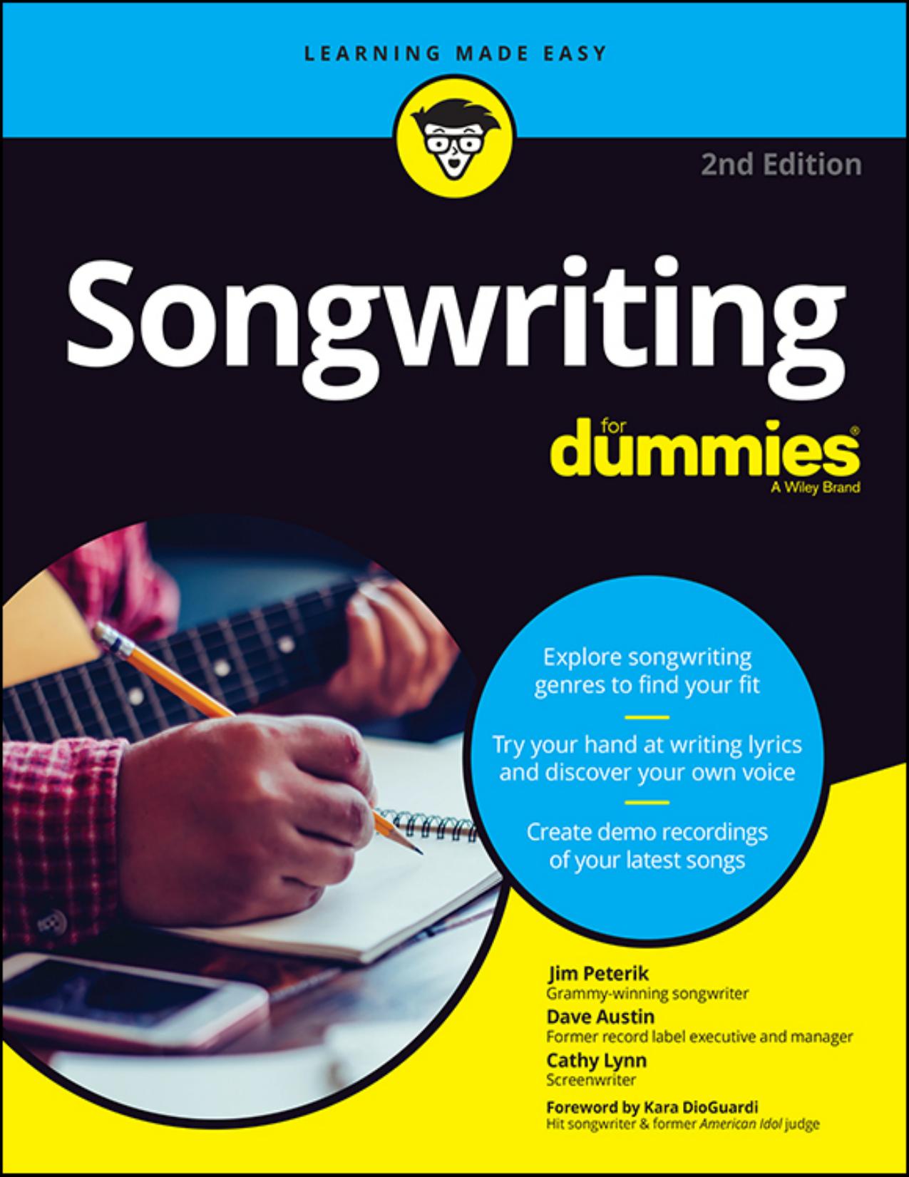 Songwriting For Dummies by Jim Peterik & Dave Austin & Cathy Lynn