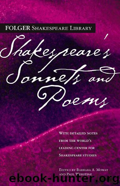 Sonnets and Poems by Barbara A. Mowat & Paul Werstine