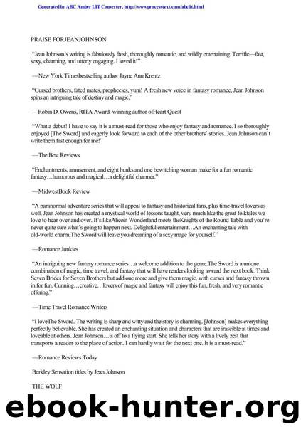 Sons of Destiny 4 - The Song by Jean Johnson