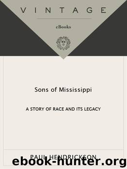 Sons of Mississippi by Paul Hendrickson