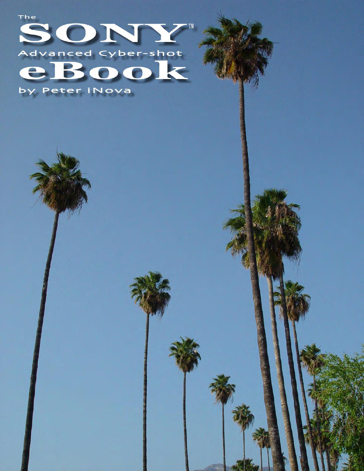 Sony Advanced Cyber-shot eBook by Peter iNova