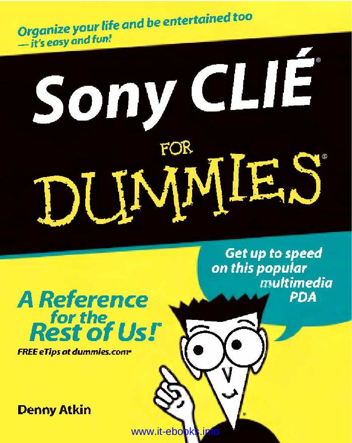 Sony CLIE For Dummies by Denny Atkin