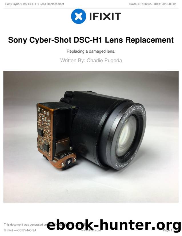 Sony Cyber-Shot DSC-H1 Lens Replacement by Unknown