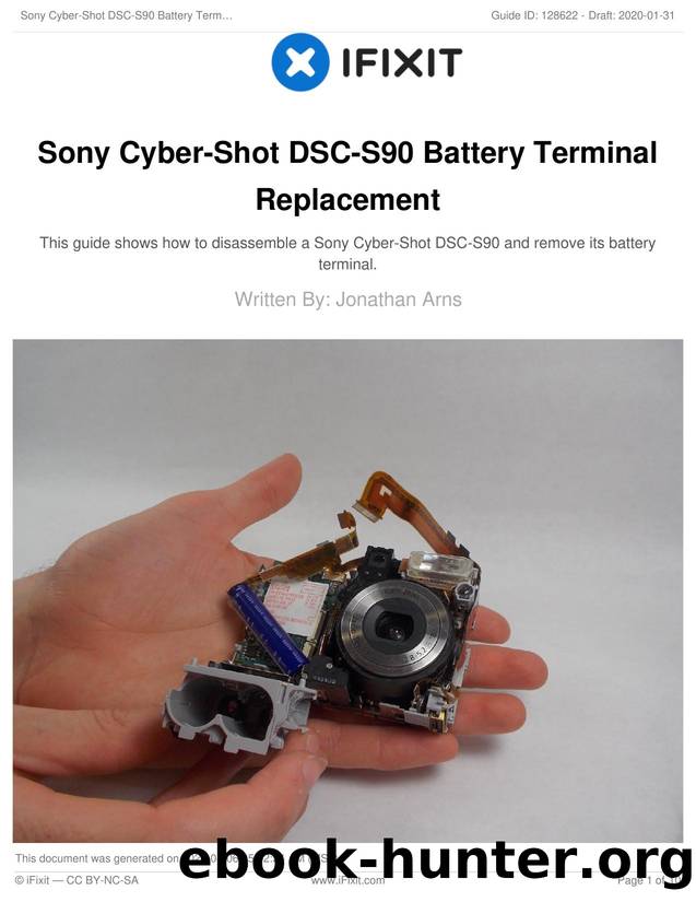 Sony Cyber-Shot DSC-S90 Battery Terminal Replacement by Unknown