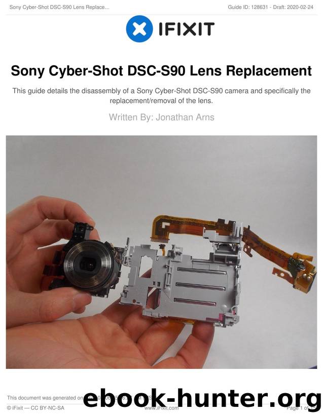 Sony Cyber-Shot DSC-S90 Lens Replacement by Unknown