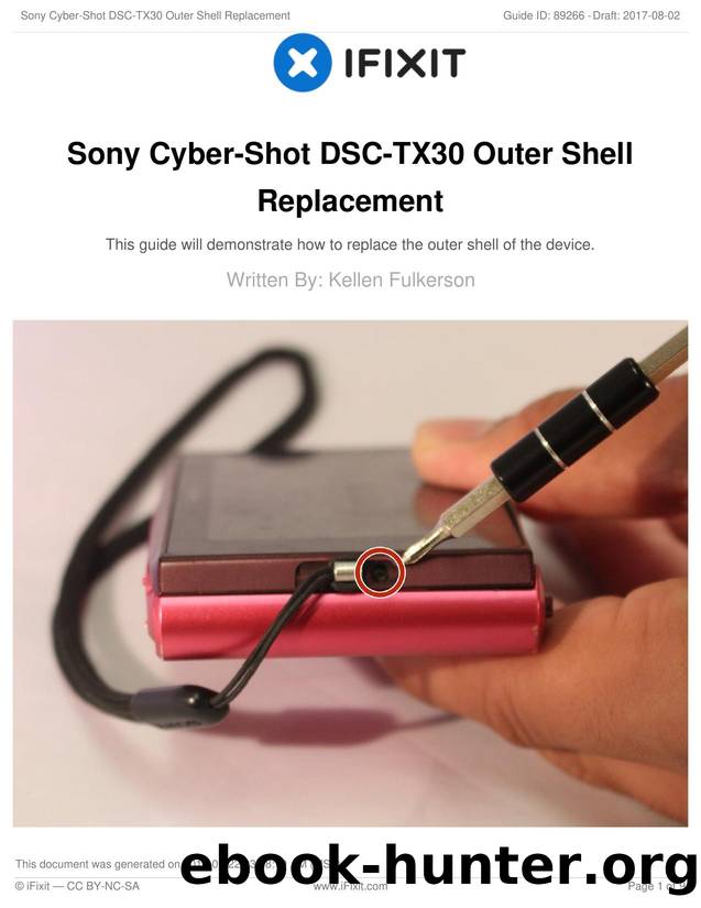 Sony Cyber-Shot DSC-TX30 Outer Shell Replacement by Unknown