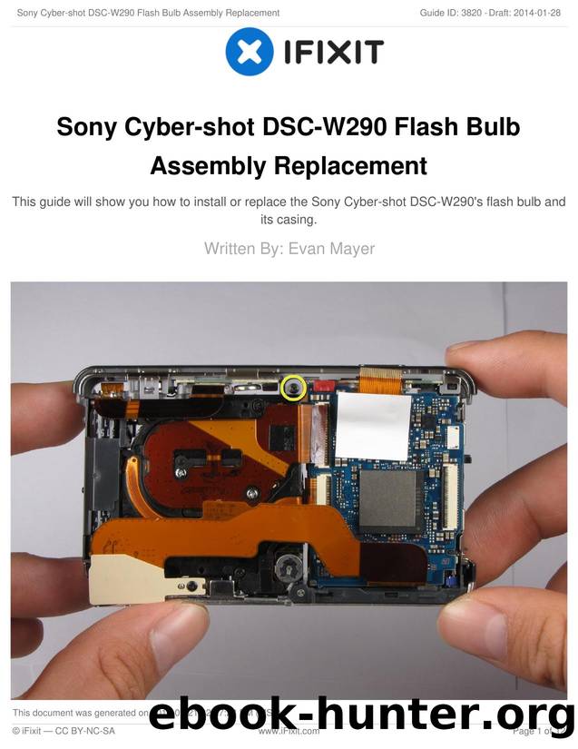 Sony Cyber-shot DSC-W290 Flash Bulb Assembly Replacement by Unknown