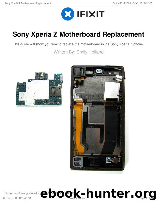 Sony Xperia Z Motherboard Replacement by Unknown