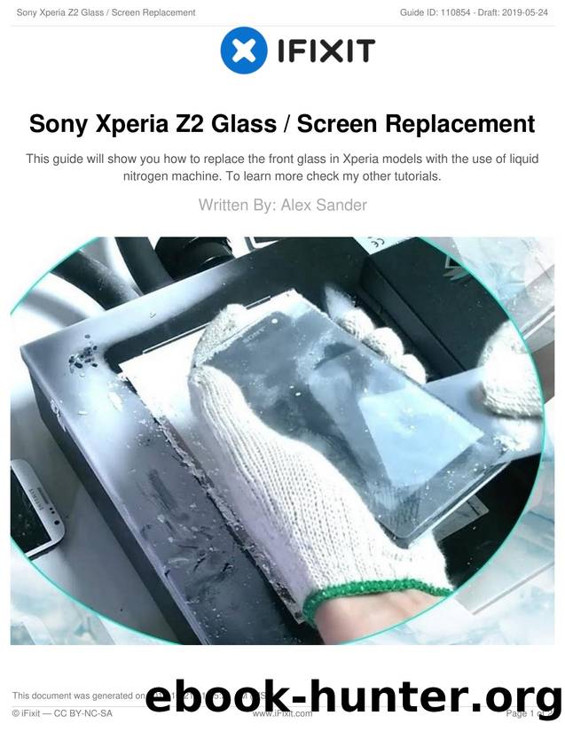 Sony Xperia Z2 Glass  Screen Replacement by Unknown