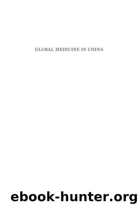 Soon, Wayne by Global Medicine in China. A Diasporic History (2020)