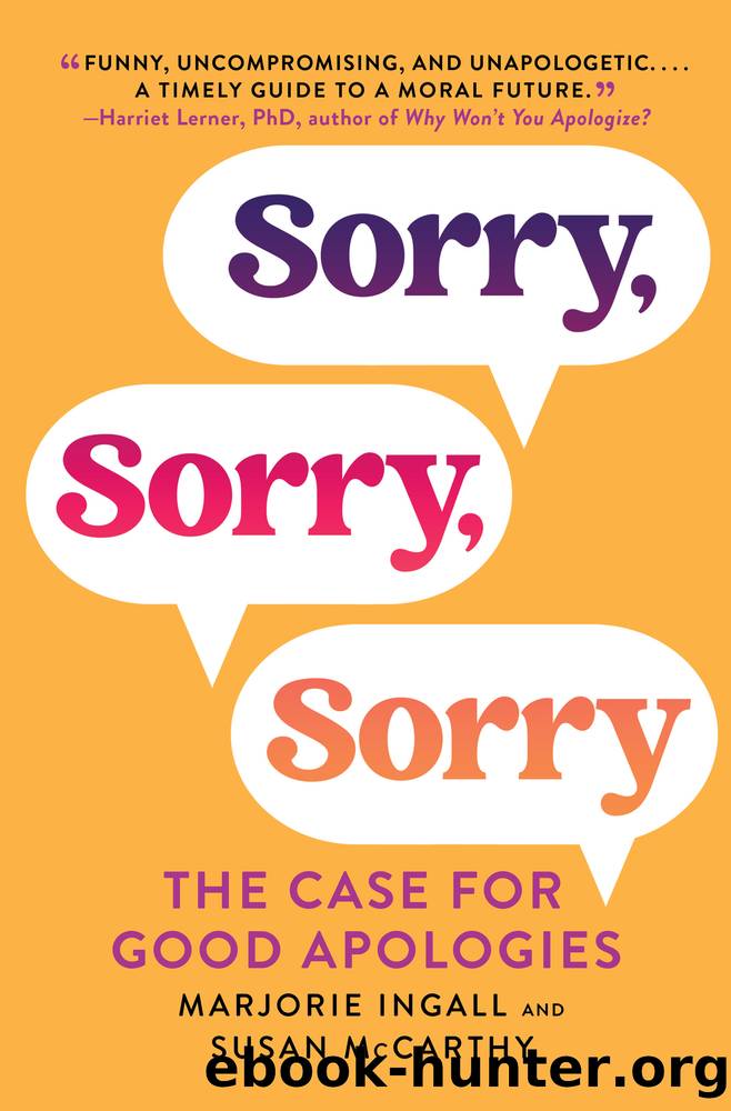 Sorry, Sorry, Sorry by Marjorie Ingall & Susan McCarthy