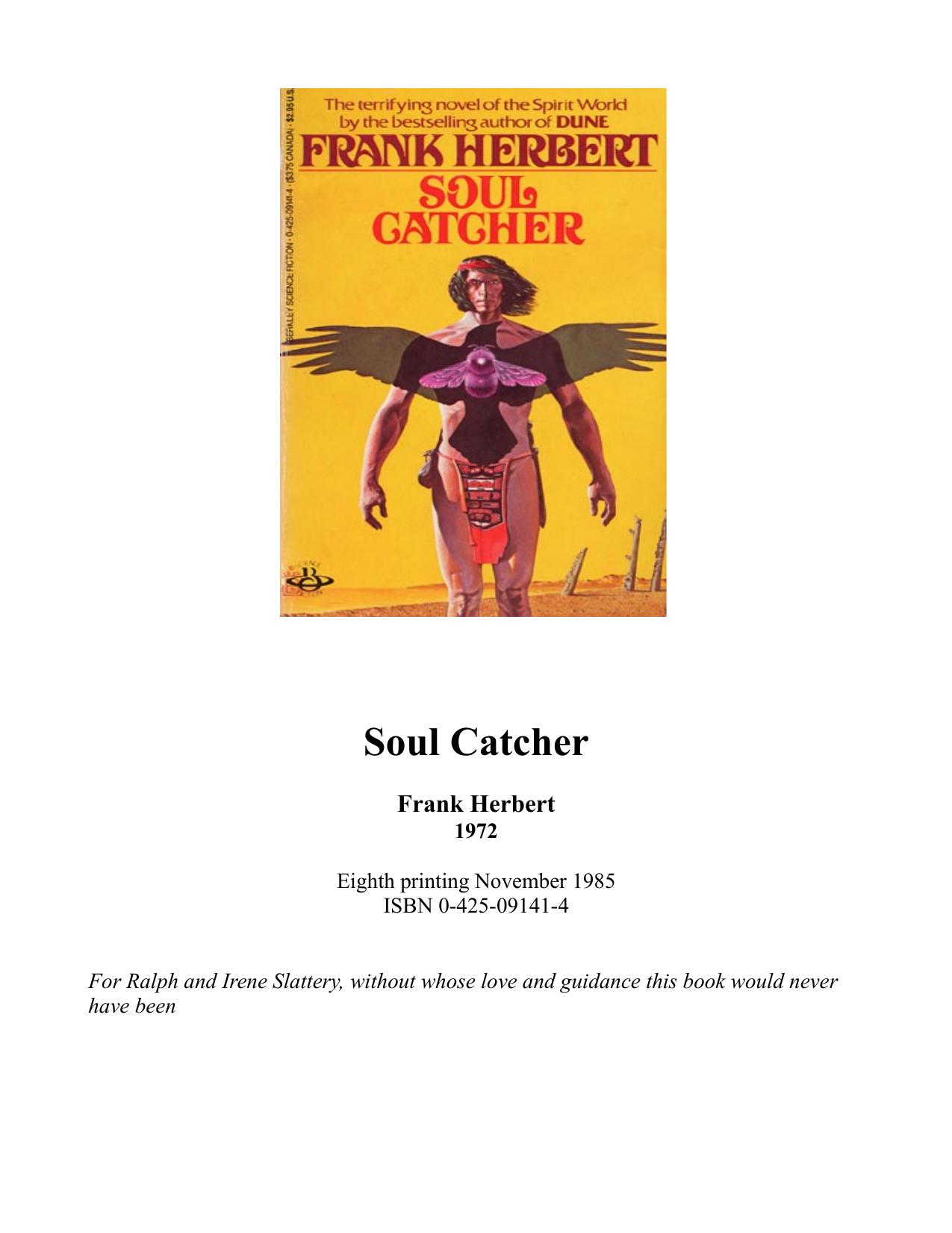 Soul Catcher by Frank Herbert