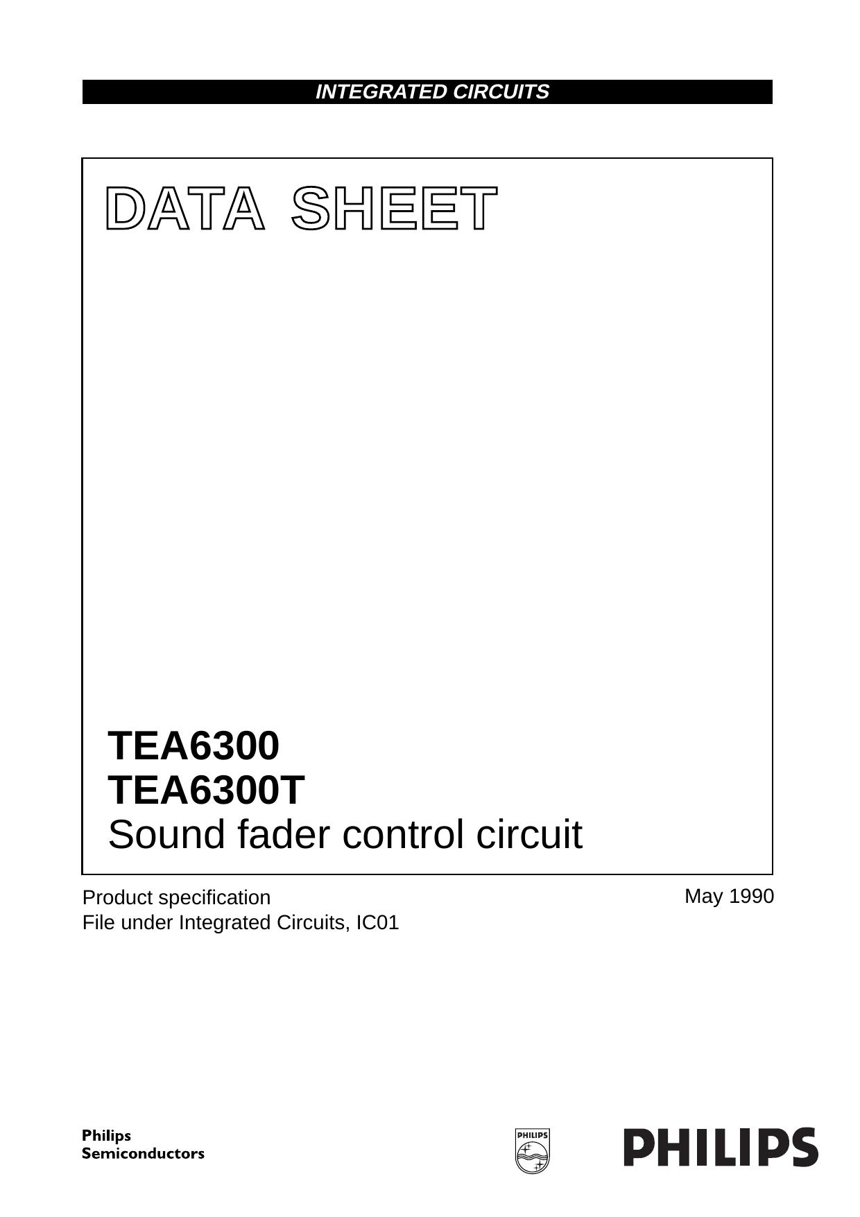 Sound fader control circuit by Philips Semiconductors