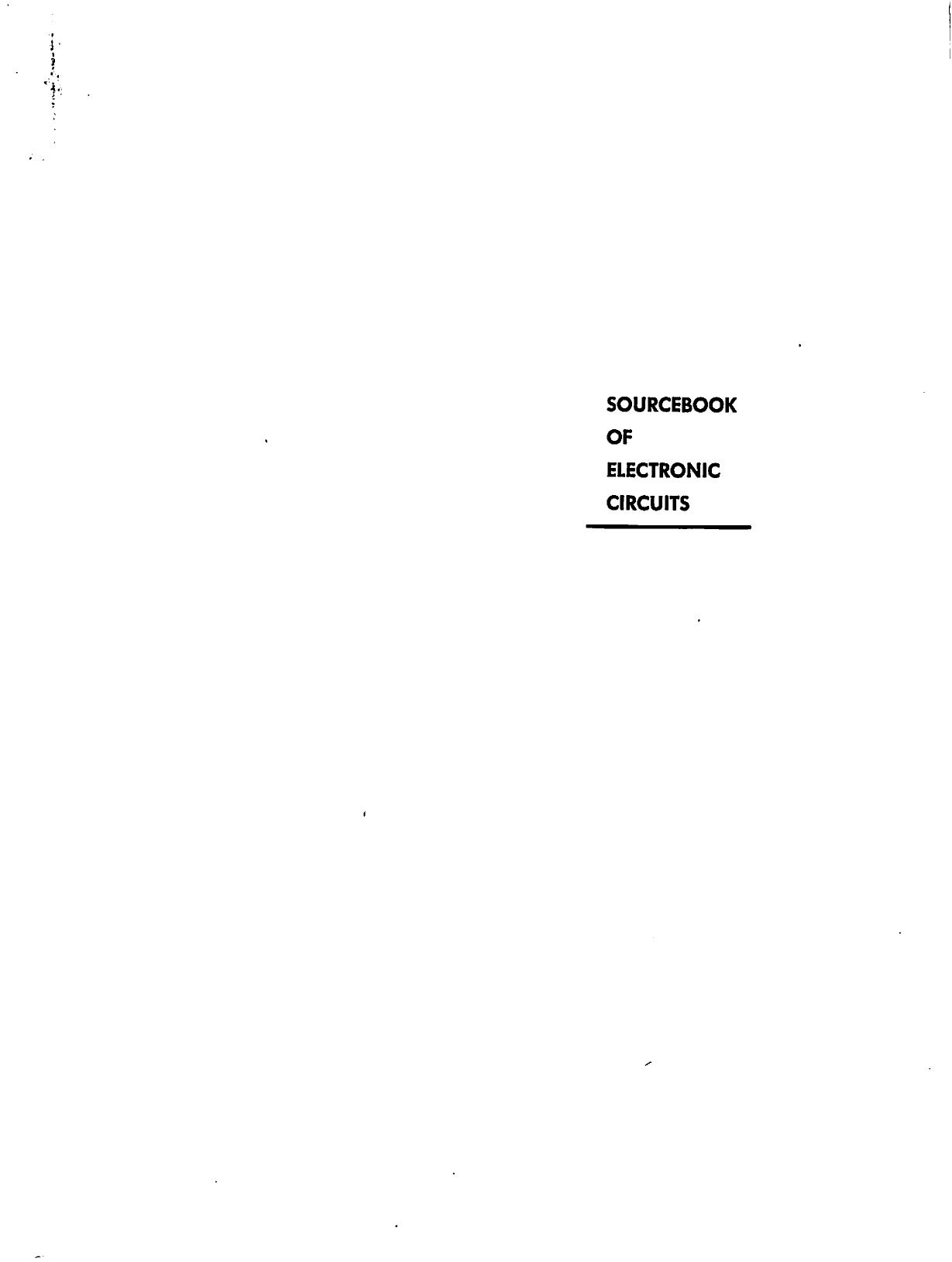 Sourcebook of Electronic Circuits by Unknown