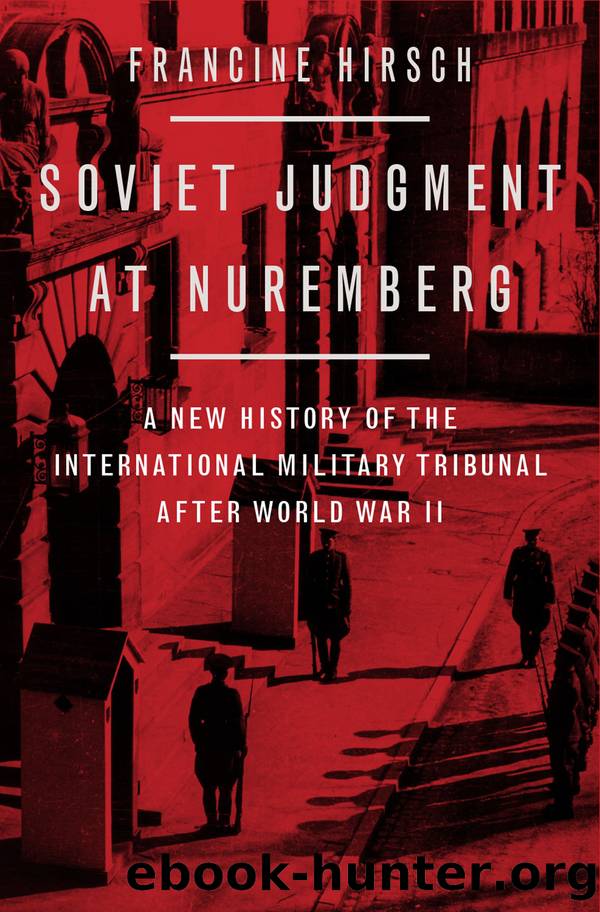 Soviet Judgment at Nuremberg by Francine Hirsch
