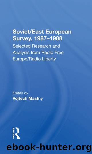Sovieteast European Survey, 1987-1988 by Vojtech Mastny