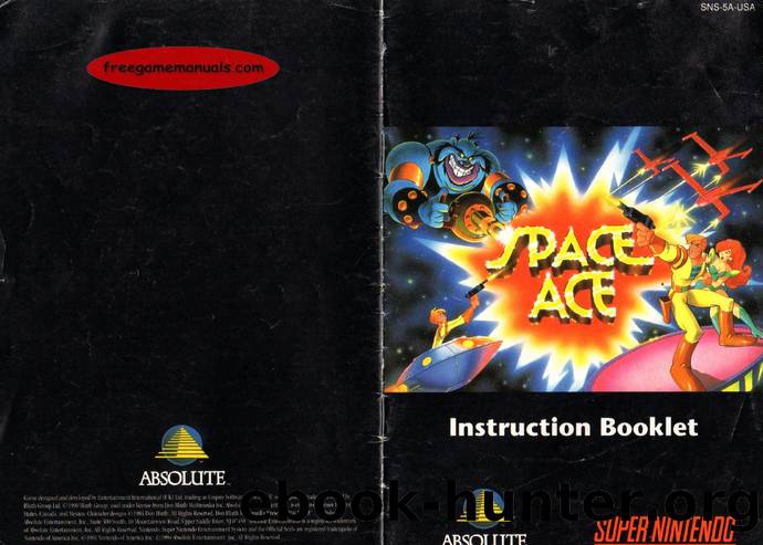 Space Ace (USA)-manual by Unknown