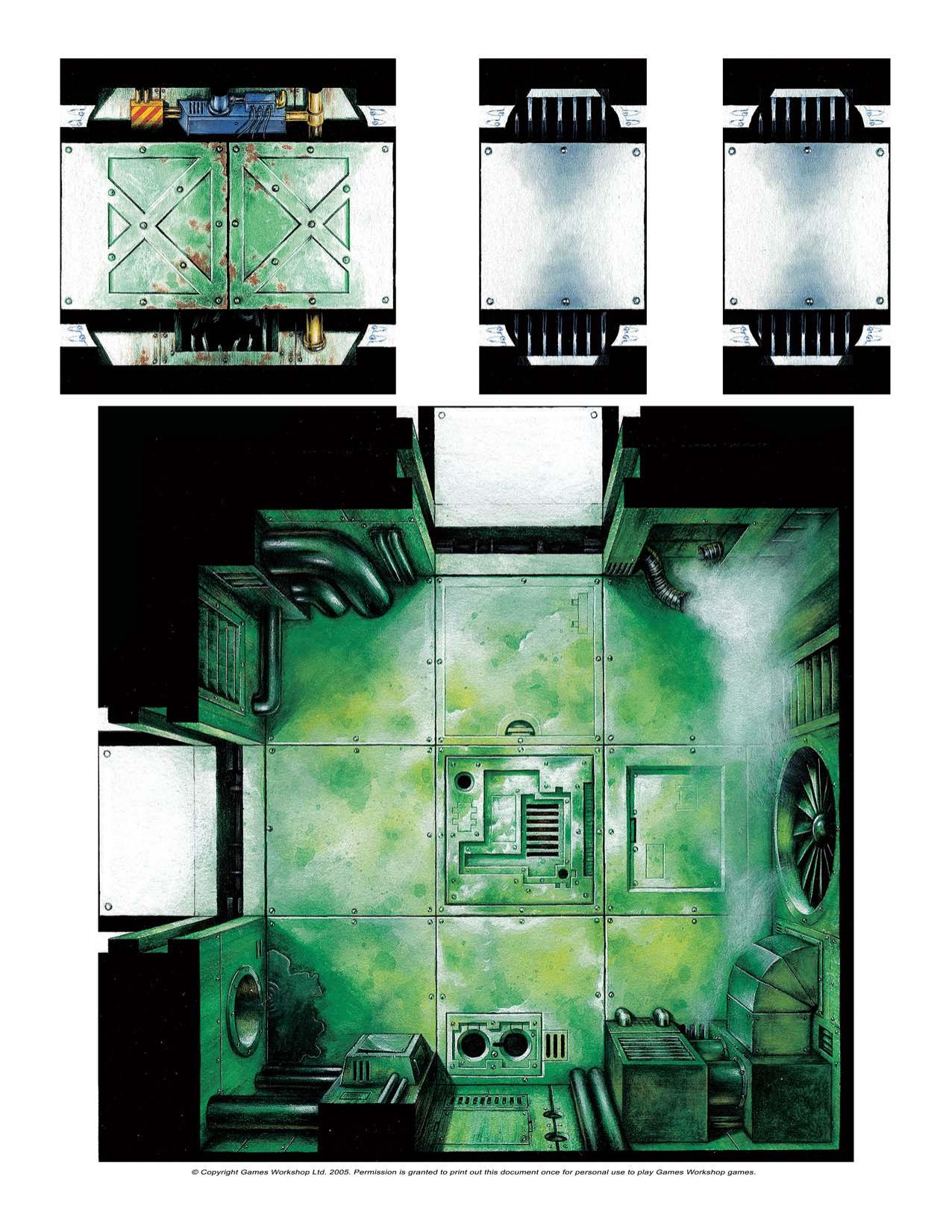Space Hulk Kill Team Corner Room Tiles by Games Workshop Ltd