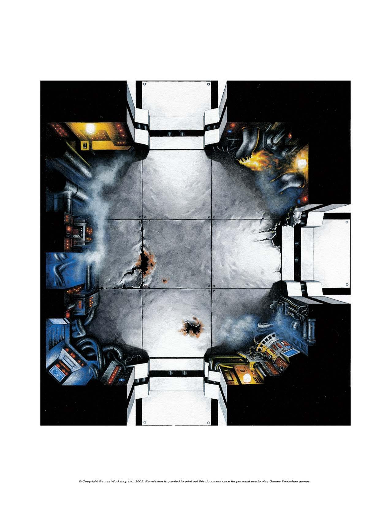 Space Hulk Kill Team T-Room Tile by Games Workshop Ltd