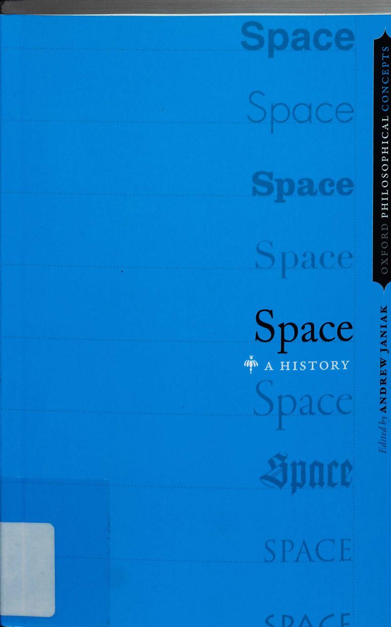 Space. A History by Andrew Janiak (ed.)