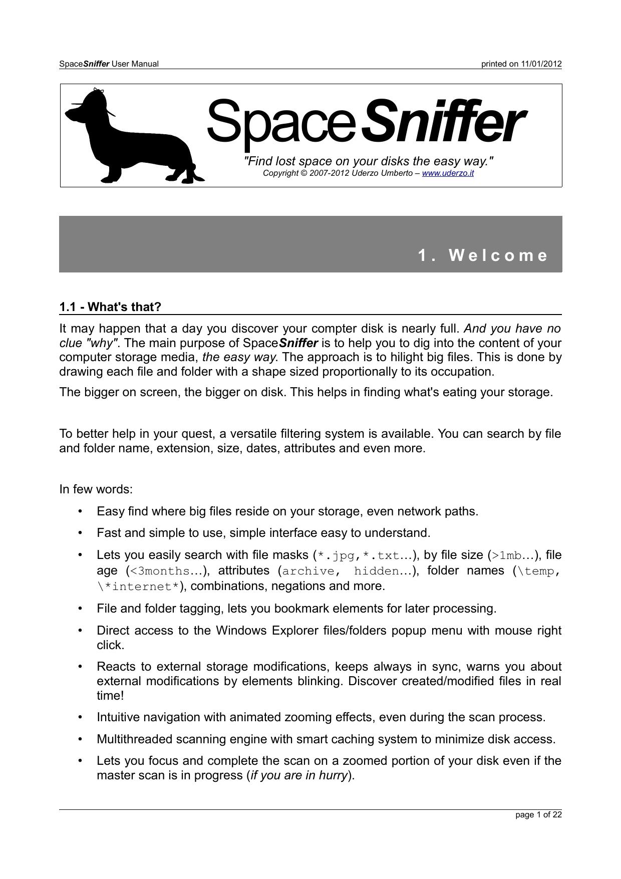 SpaceSniffer User Manual by Unknown
