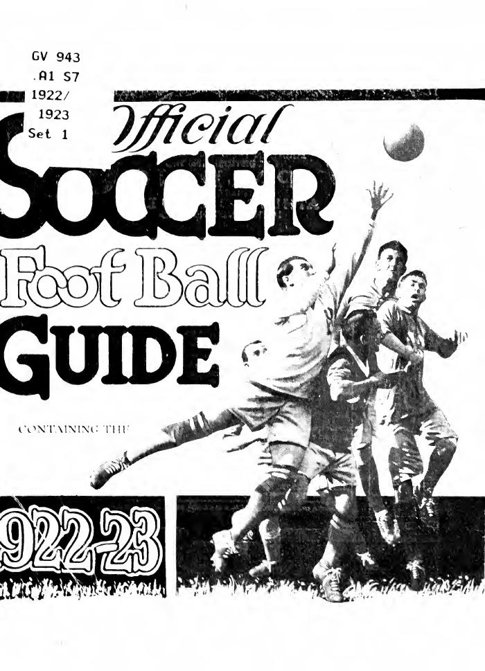 Spalding's official "soccer" football guide.. by Cochrane Ernest Cecil Sir 2d bart. 1873-
