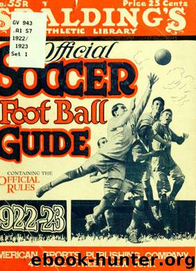 Spalding's official "soccer" football guide.. by unknow