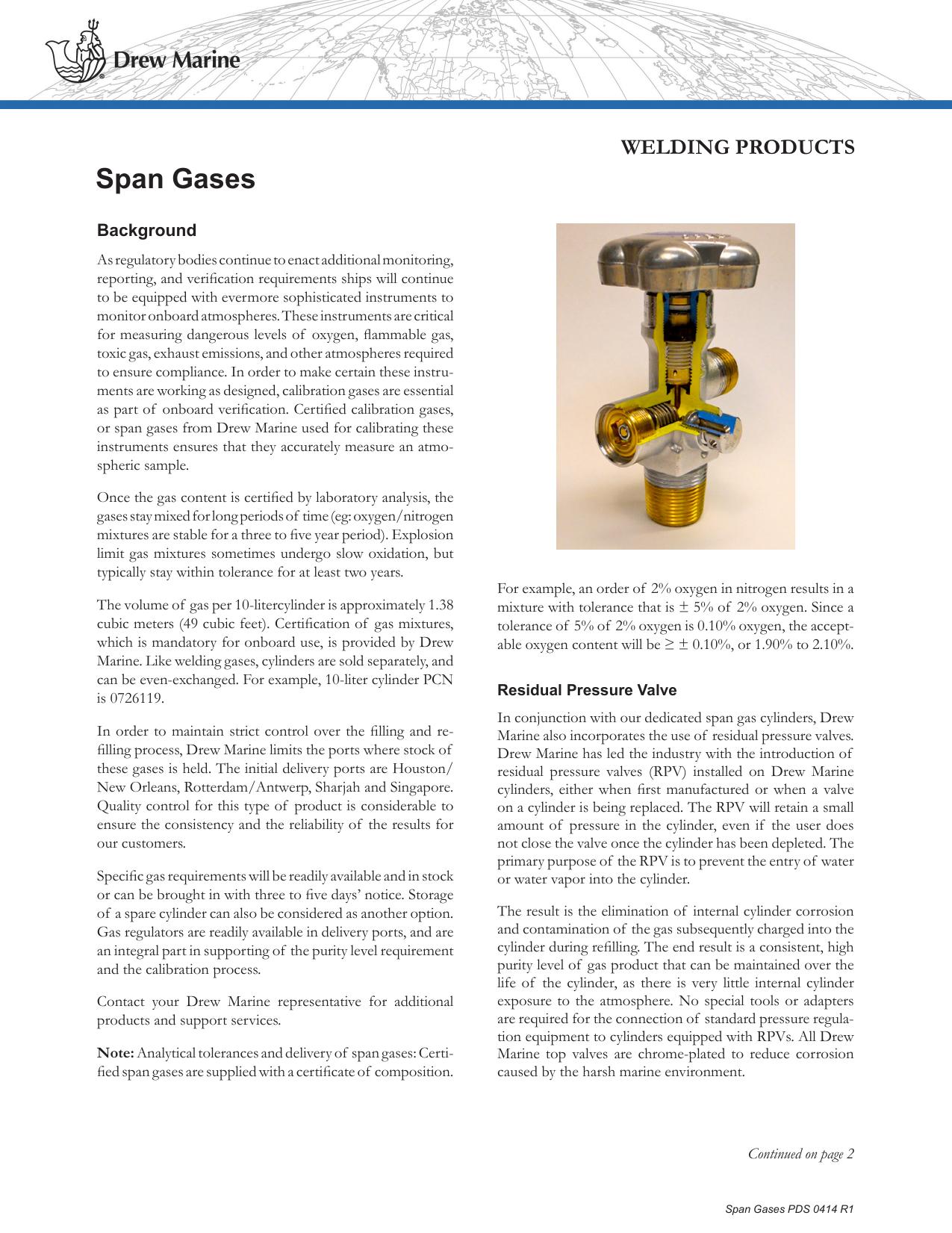 Span Gases by Unknown