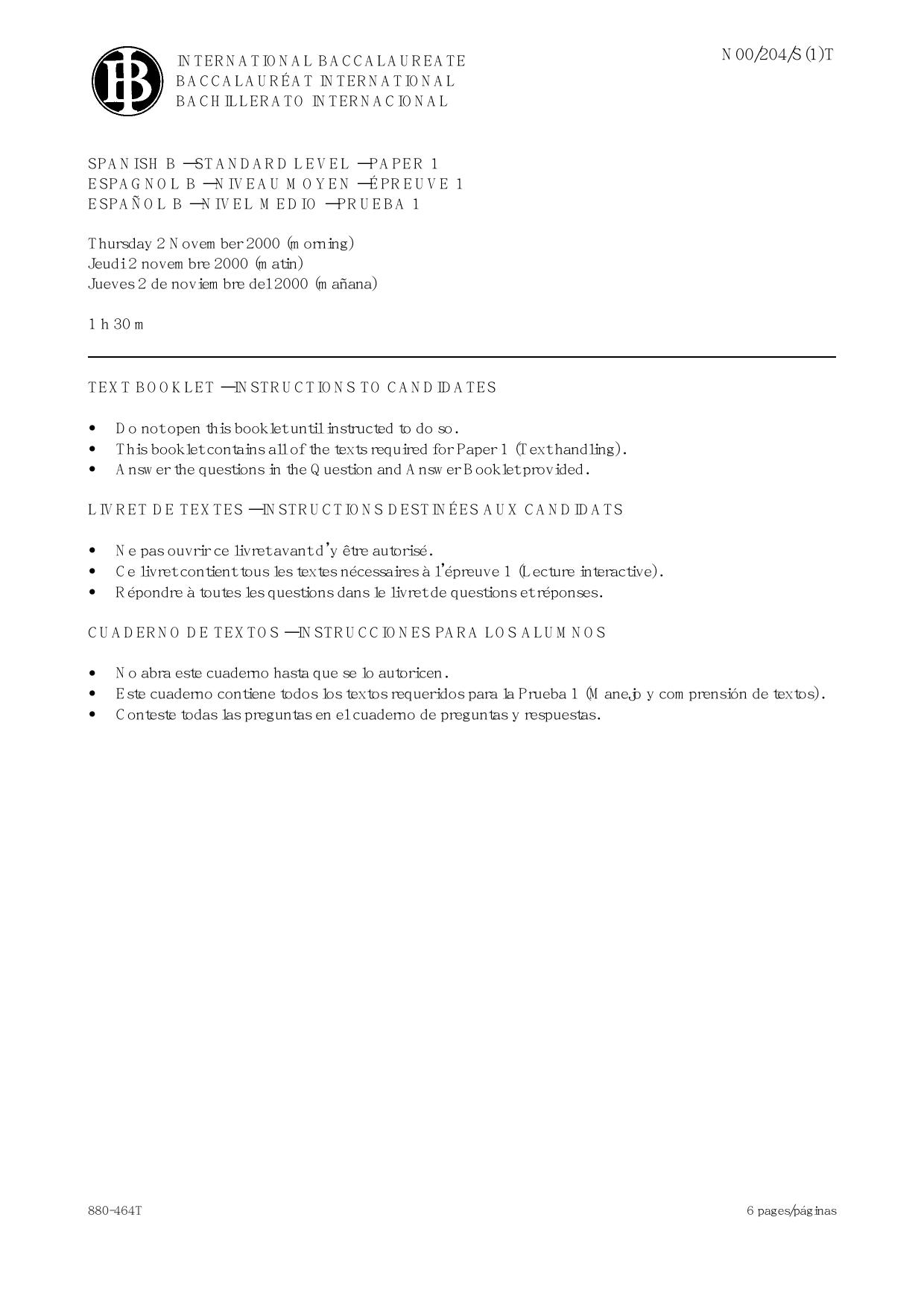 Spanish B S 2 by unknow