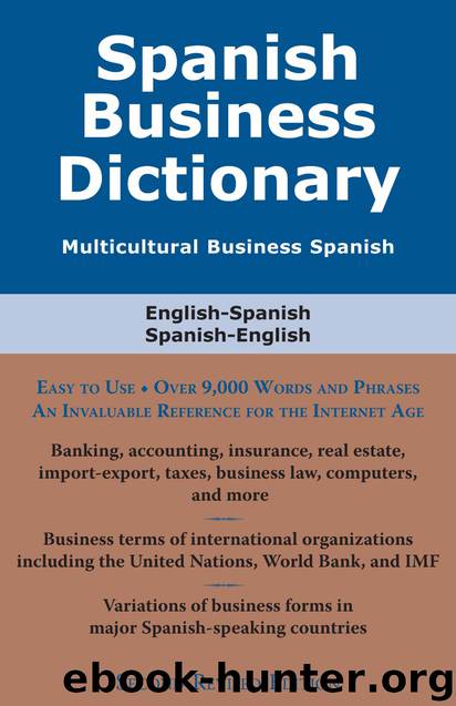 Spanish Business Dictionary by Morry Sofer