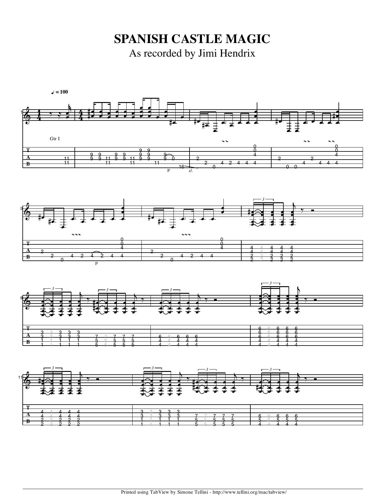 Spanish Castle Magic by Micah Mata