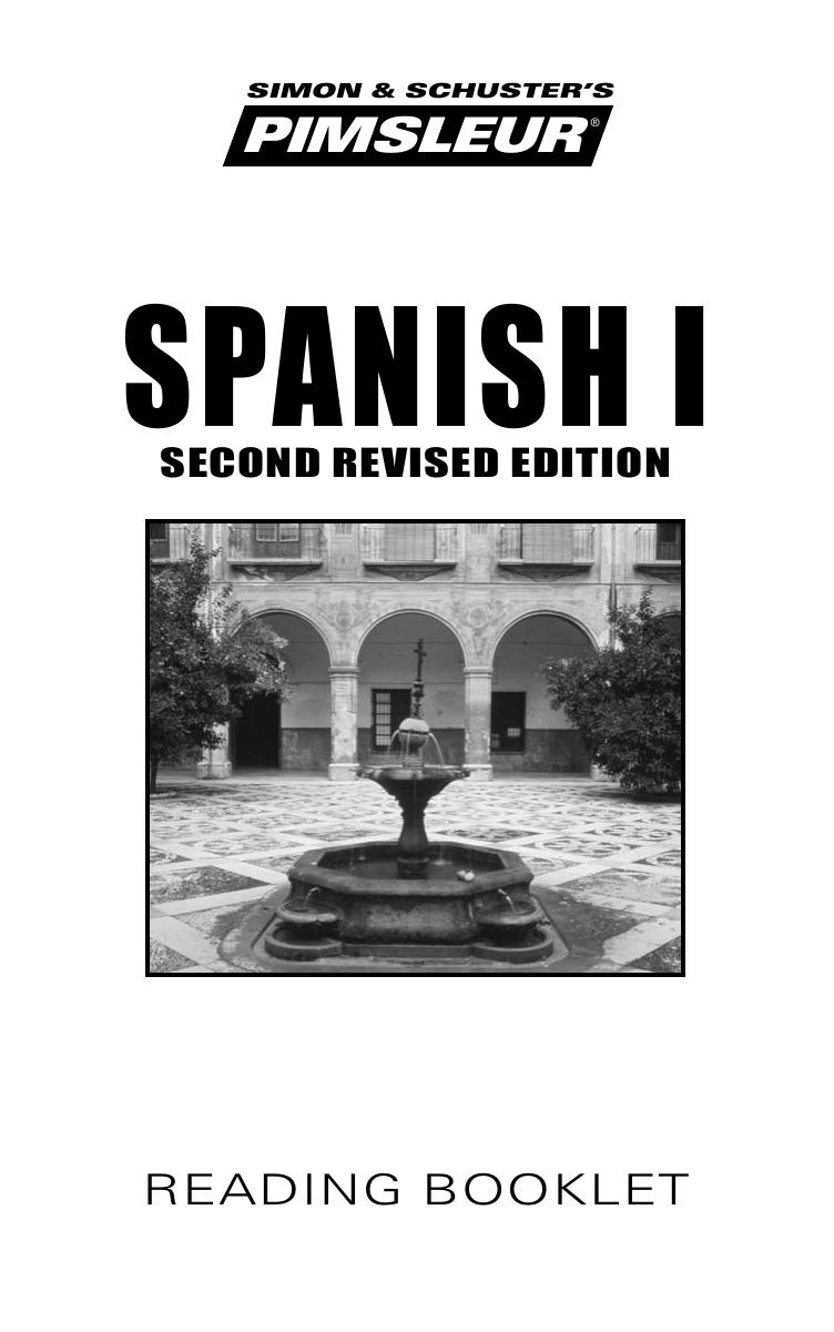 Spanish I by Reading