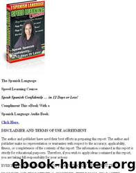 Spanish Language Speed Learning Course by eBook Kingdom