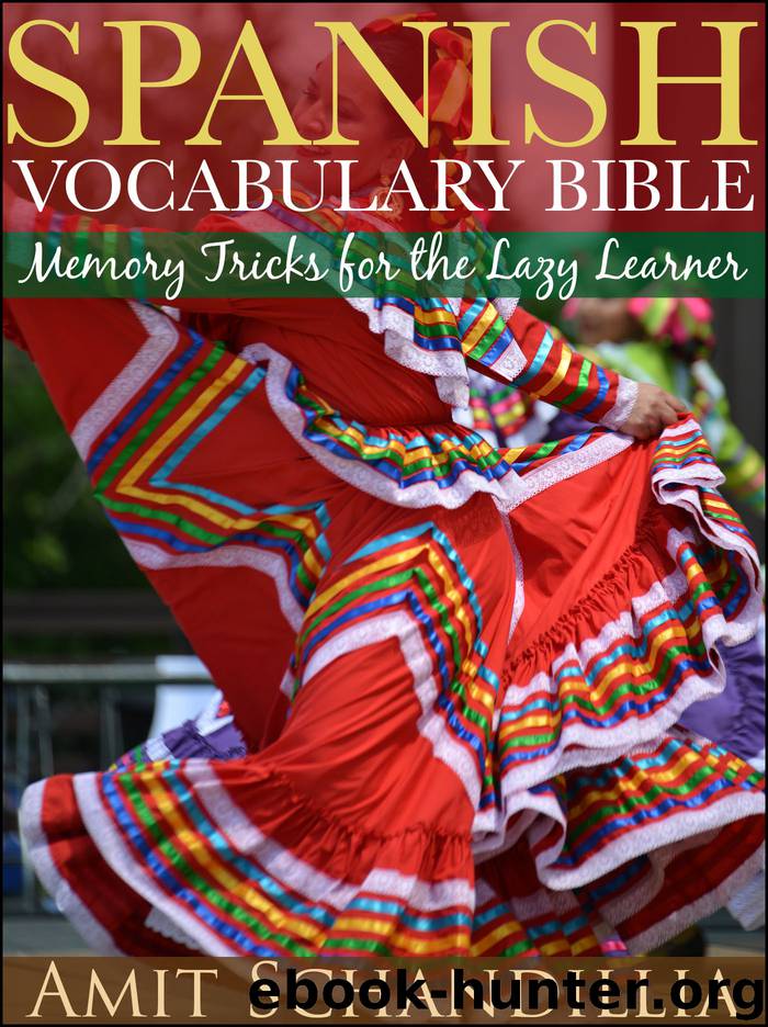 Spanish Vocabulary Bible: Memory Tricks for the Lazy Learner by Schandillia Amit