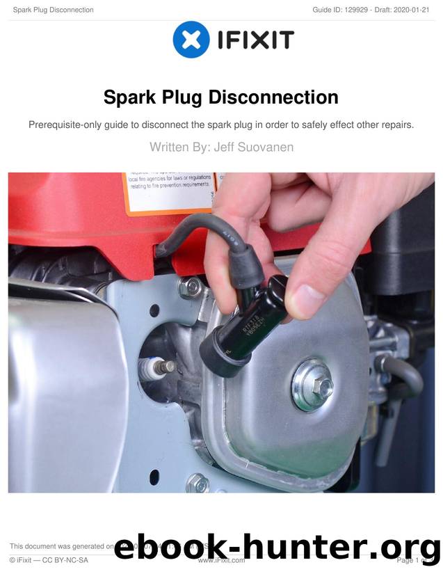 Spark Plug Disconnection by Unknown