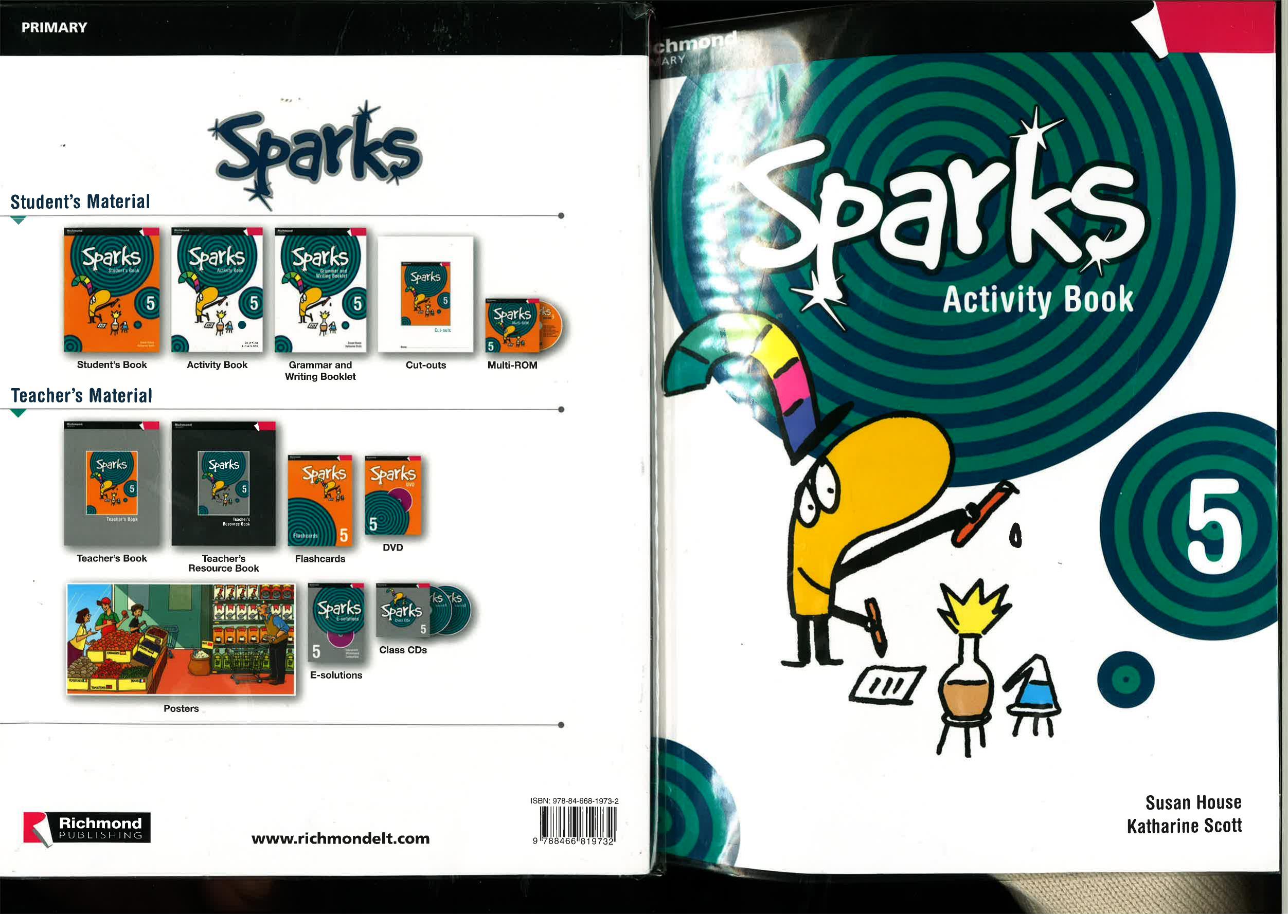 Sparks 5 - Activity book by House Susan Scott Katharine