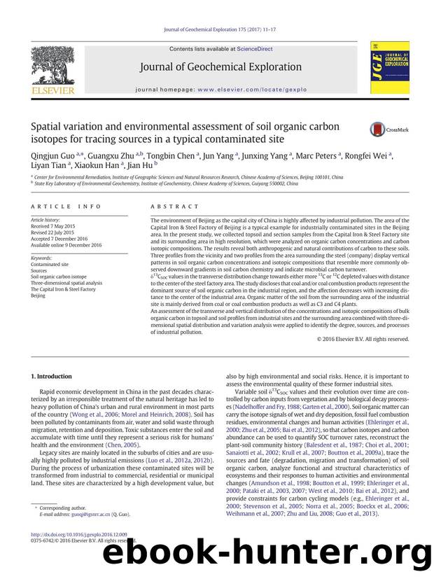 Spatial variation and environmental assessment of soil organic carbon isotopes for tracing sources in a typical contaminated site by unknow