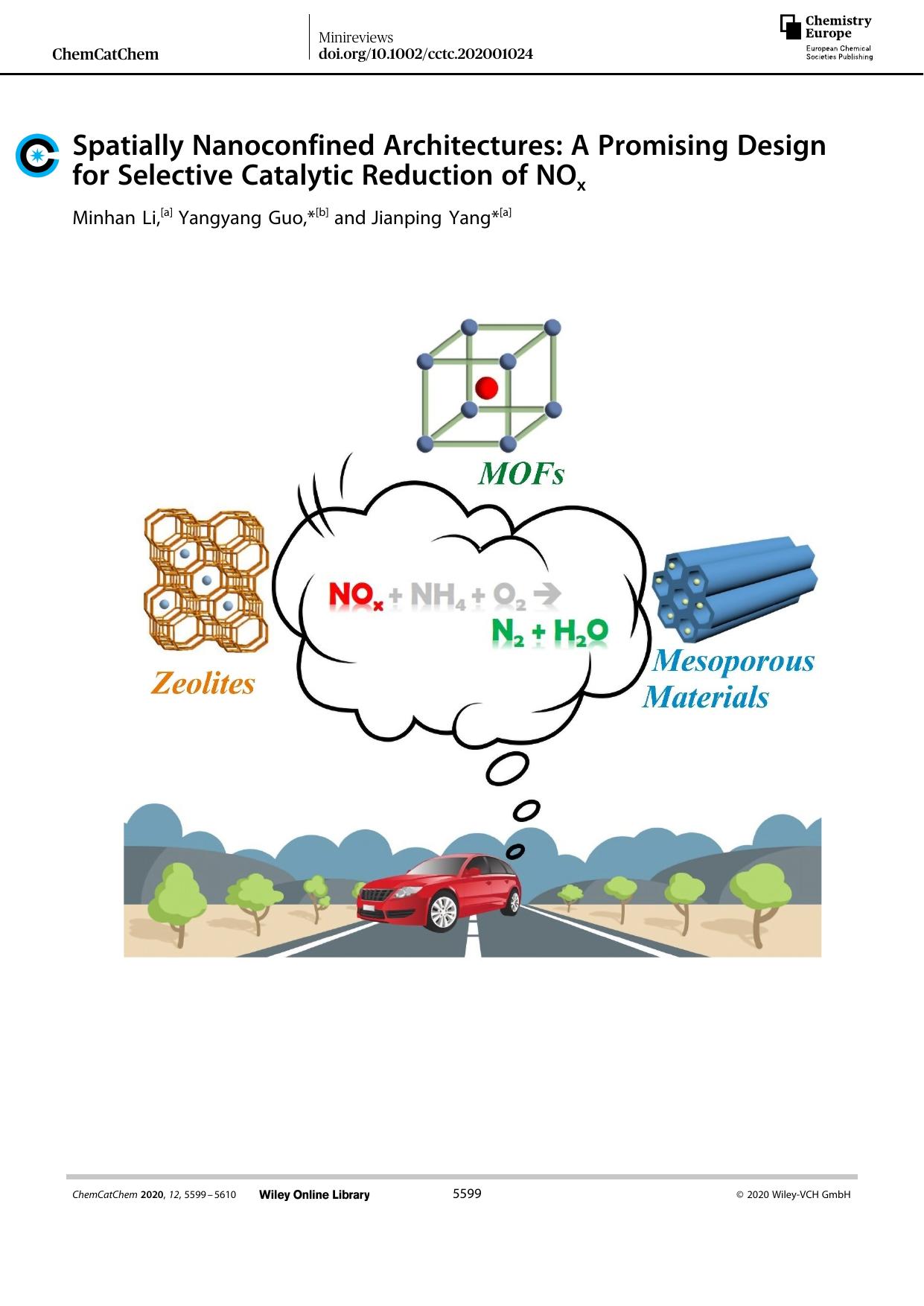 Spatially Nanoconfined Architectures: A Promising Design for Selective Catalytic Reduction of NOx by Unknown