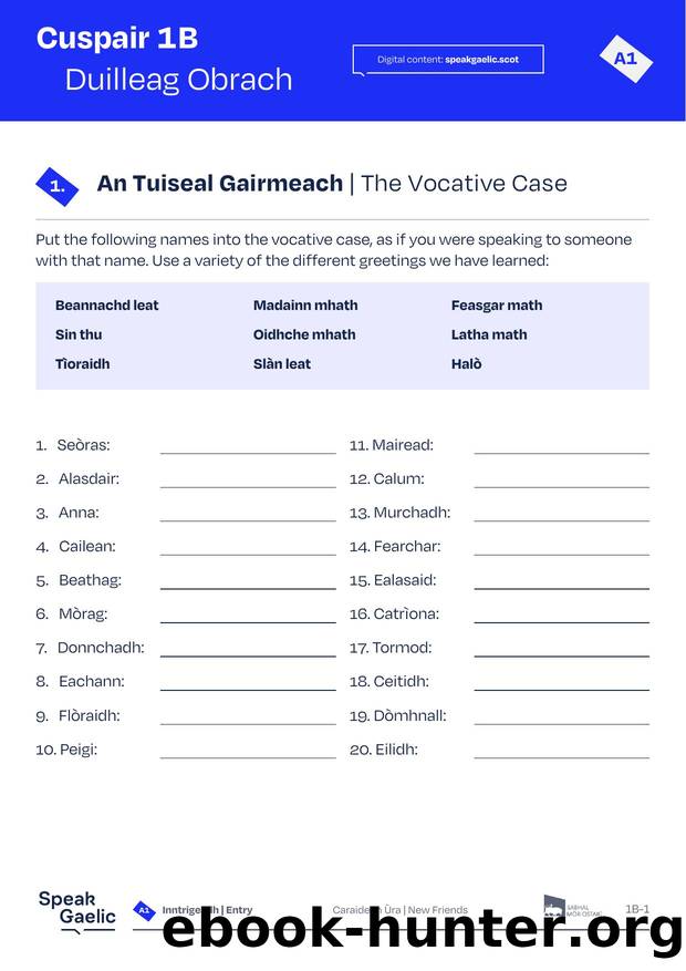 Speak Gaelic WB by Unknown