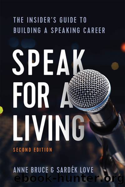 Speak for a Living by Bruce Anne;Love Sardek;