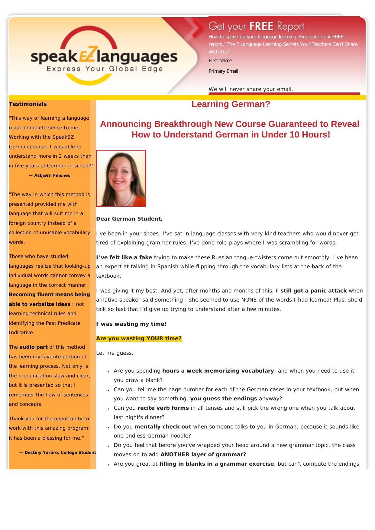 SpeakEZ German I & Ii. by Best of Kuszter's Collection