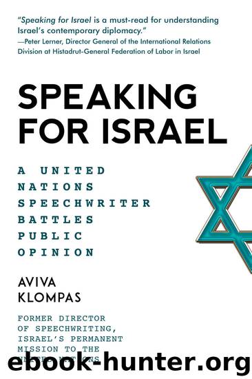 Speaking for Israel by Aviva Klompas