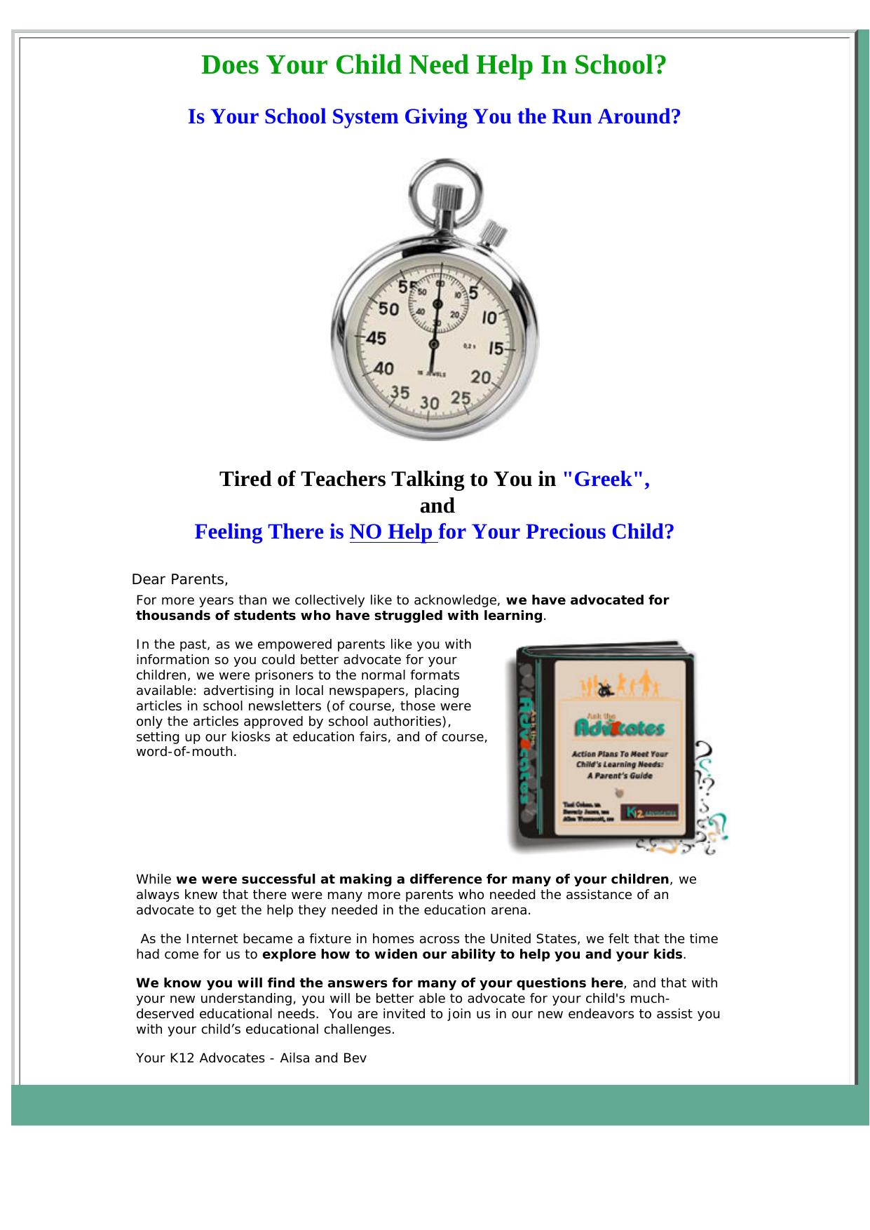 Special Education - Parents Guide To Iep For Learning Disabilities. by Best of Kuszter's Collection