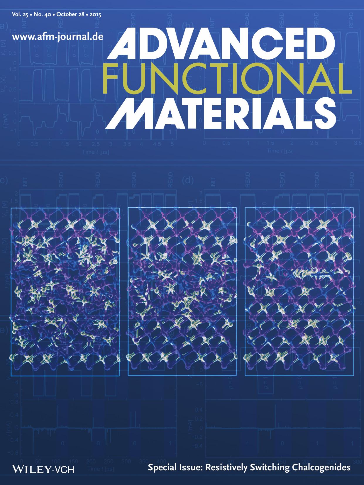 Special Issue: Resistively Switching Chalcogenides (Adv. Funct. Mater. 40&#x0002F;2015) by Unknown