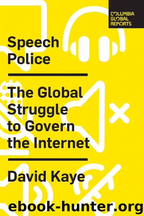 Speech Police by Kaye David