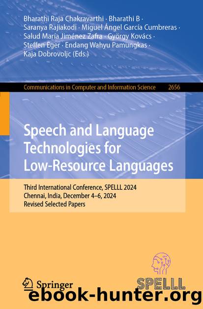 Speech and Language Technologies for Low-Resource Languages by Unknown